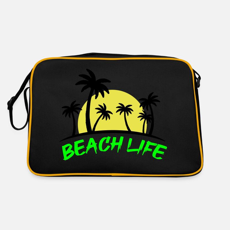 beach life Retro Tasche