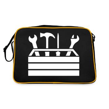 Boîte à outils de l’atelier 1 - Sac Retro - noir/or - Dos