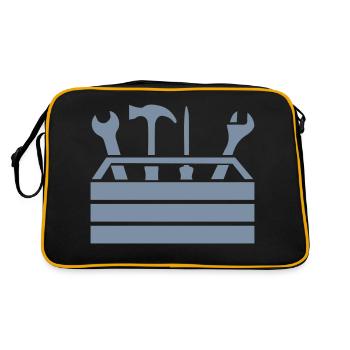 Tool Workshop Tool Box 1 - Retro Bag - black/gold - Back