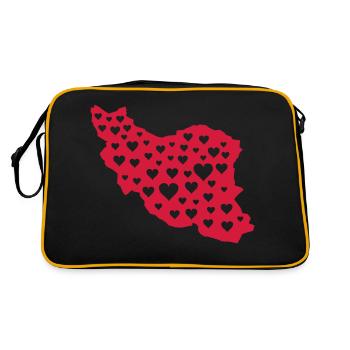 Iran Amour - Sac Retro - noir/or - Dos