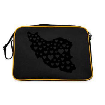 Iran Amour 01 - Sac Retro - noir/or - Dos