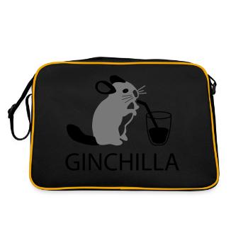 ginchilla - Gin et de refroidissement - Sac Retro - noir/or - Dos