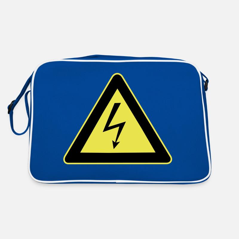 High Voltage Warning Retro Bag