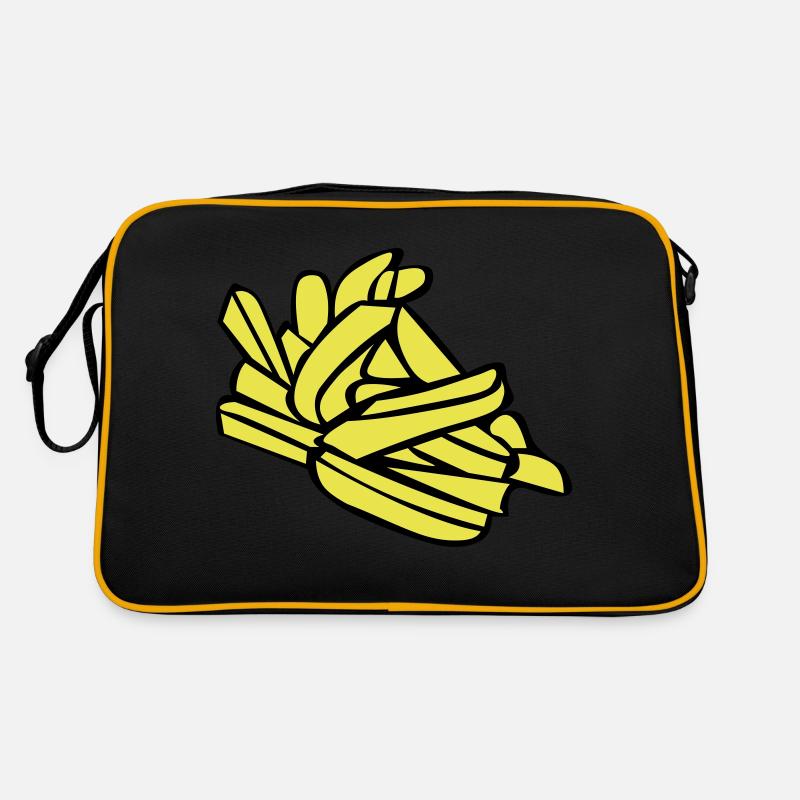 Pommes frites oder Chips Retro Tasche
