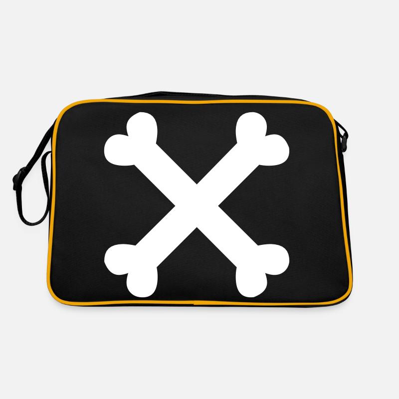 Croix en os Sac Retro