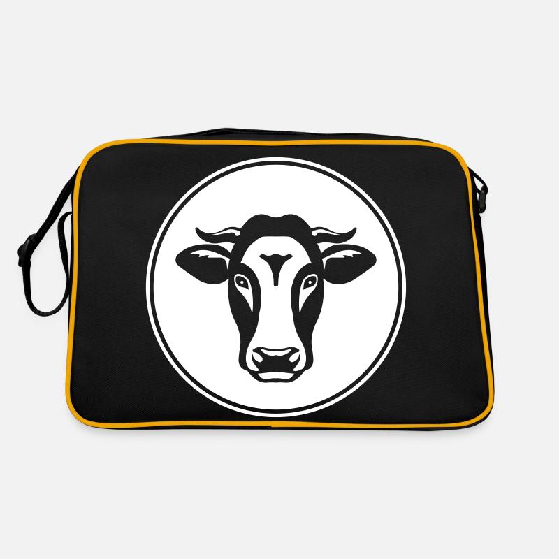 cercle de boeuf tête de vache Sac Retro