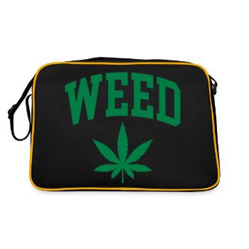 Cannabis - Sac Retro - noir/or - Dos