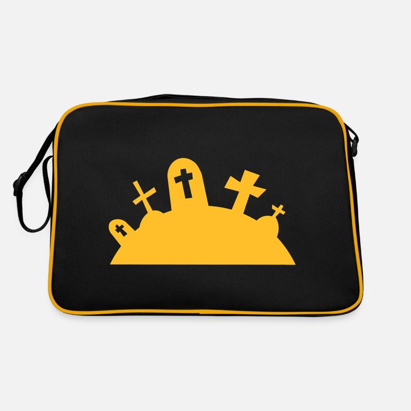 Graves cemetery halloween / graveyard graves Retro Bag