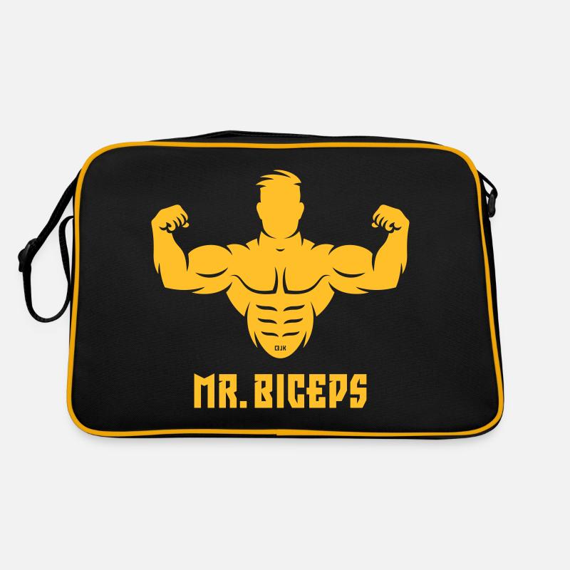 Mr. Biceps (Culturisme / Drôle / Muscles) Sac Retro