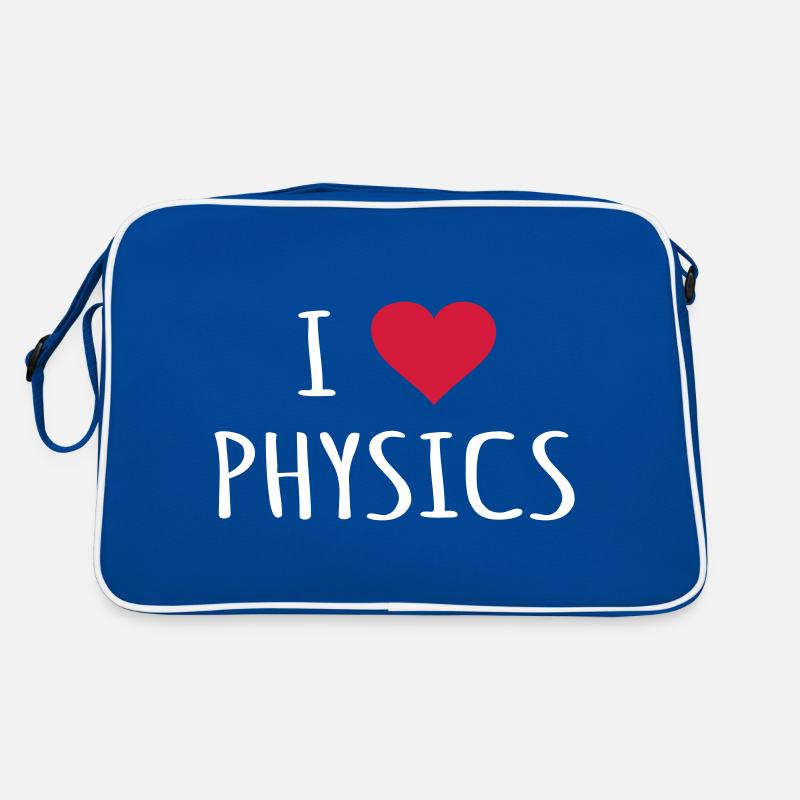Physics Physicist Physics Teacher Gift I love Retro Bag