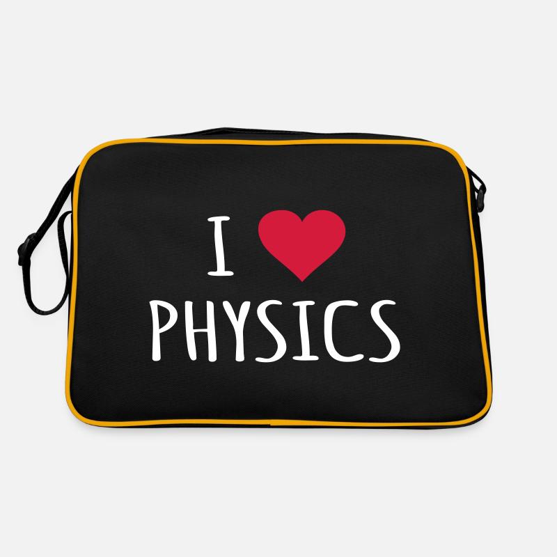 Physics Physicist Physics Teacher Gift I love Retro Bag