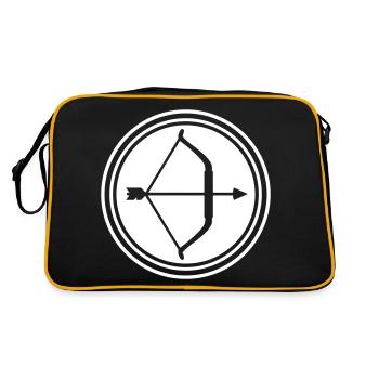 Bow and arrow - Retro Bag - black/gold - Back