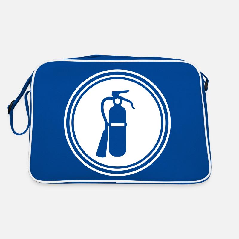 Fire extinguisher symbol Retro Bag