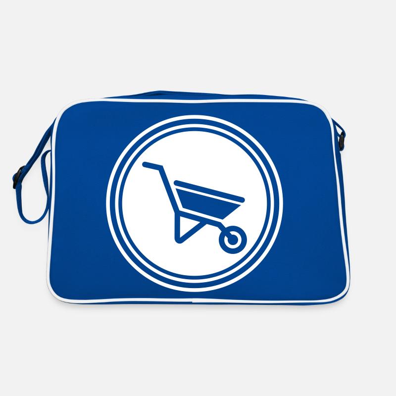Wheelbarrow symbol Retro Bag