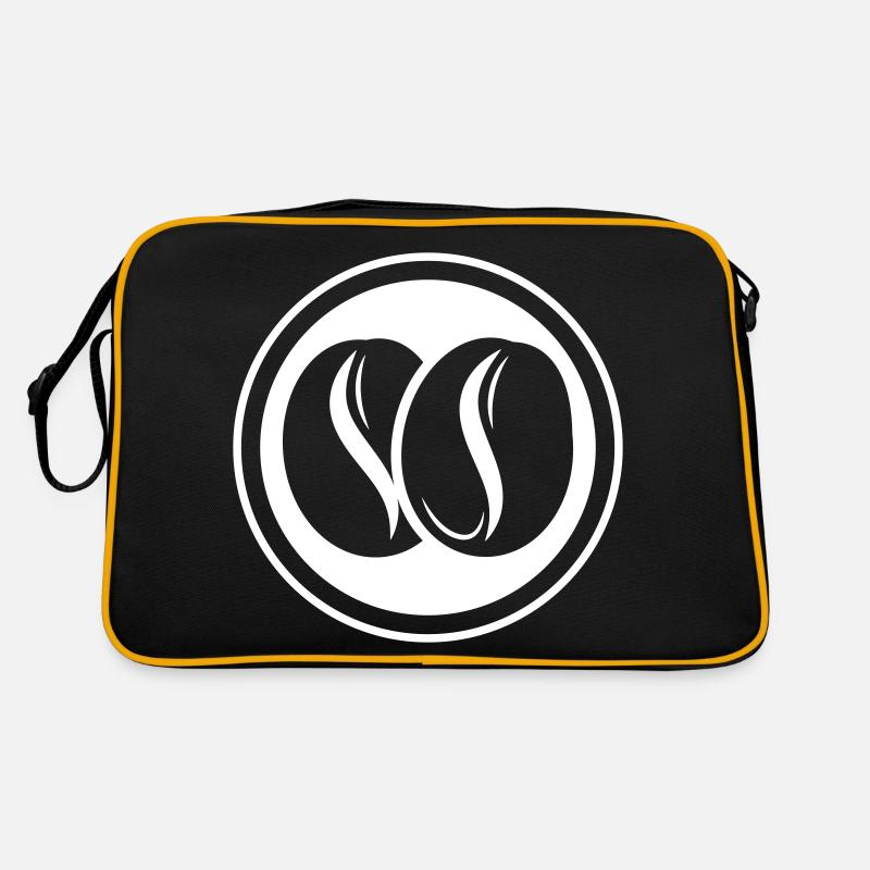Symbole du grain de café Sac Retro