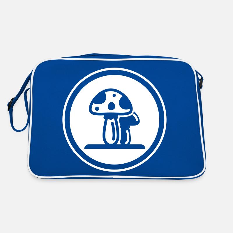 Mushrooms Icon Retro Bag
