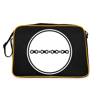 Bicycle Chain - Retro Bag - black/gold - Back