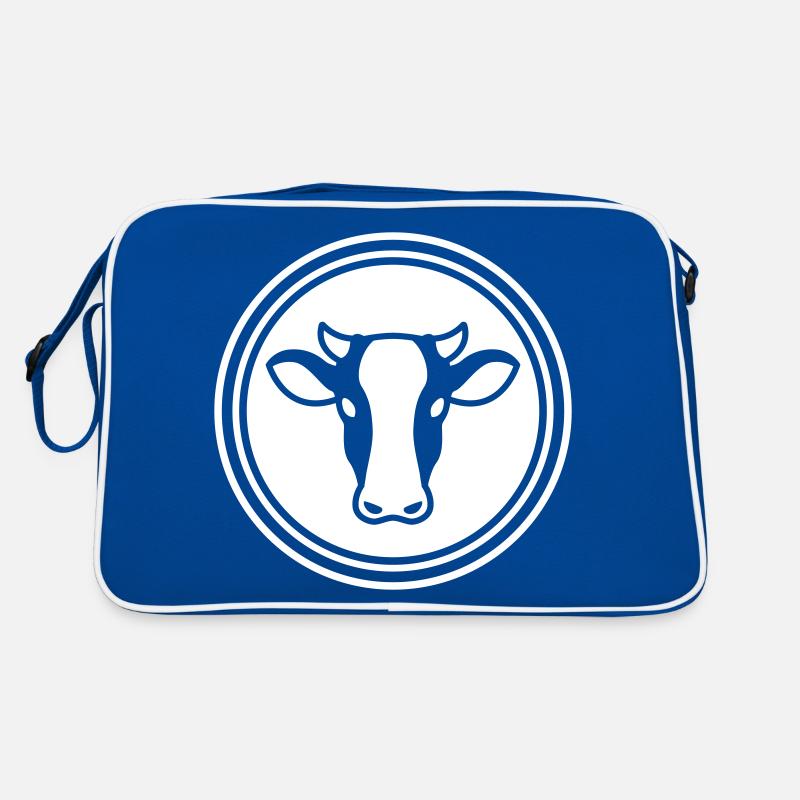 Kuh Kopf Retro Tasche