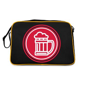 Beer Icon Icon - Retro Bag - black/gold - Back