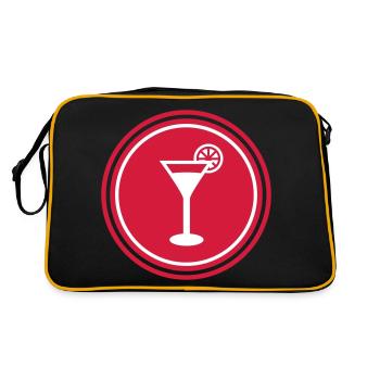 Tequilla alcohol - Retro Bag - black/gold - Back