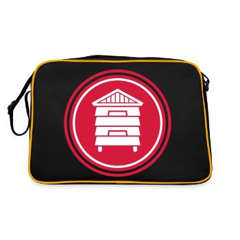 Honey Beekeeper - Retro Bag - black/gold - Back
