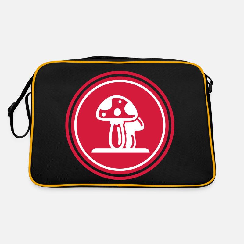 Symbole des champignons Sac Retro