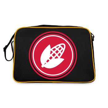 Corn symbol - Retro Bag - black/gold - Back