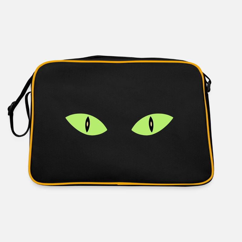 ★ Couleurs de conception modifiables ★ Deux yeux de chat Sac Retro