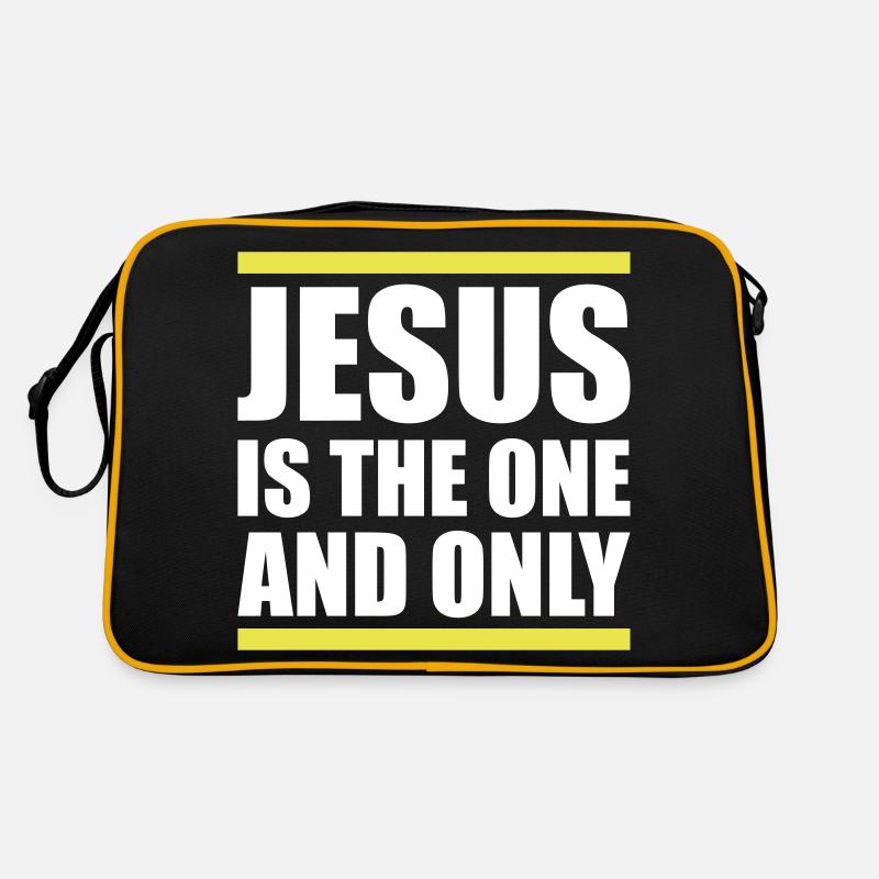 Jesus spruch Retro Tasche