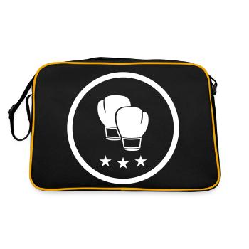 Boxing gloves Boxing - Retro Bag - black/gold - Back