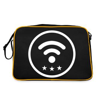 Wi-Fi Internet - Retro Bag - black/gold - Back