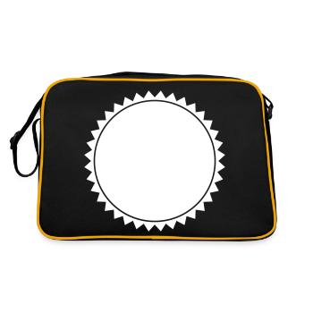 Emblem Blank - Retro Bag - black/gold - Back