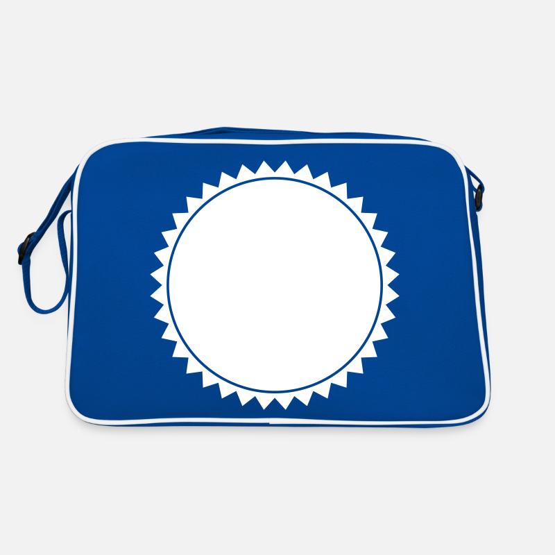 Emblem Leer Retro Tasche