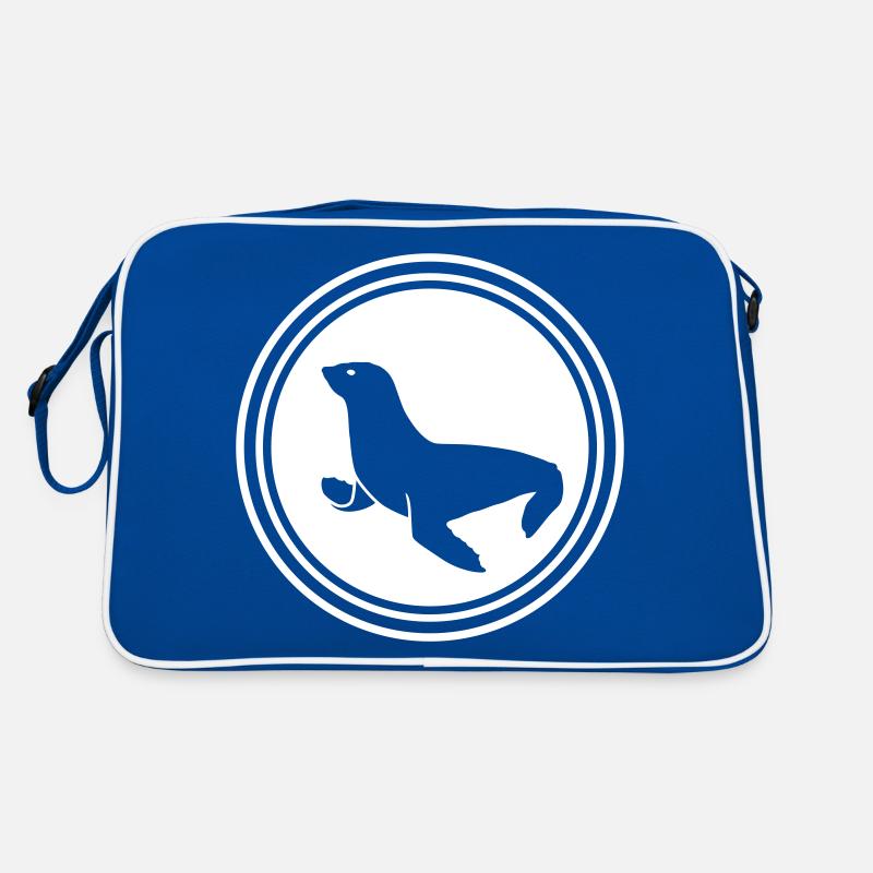 seehund tier Retro Tasche