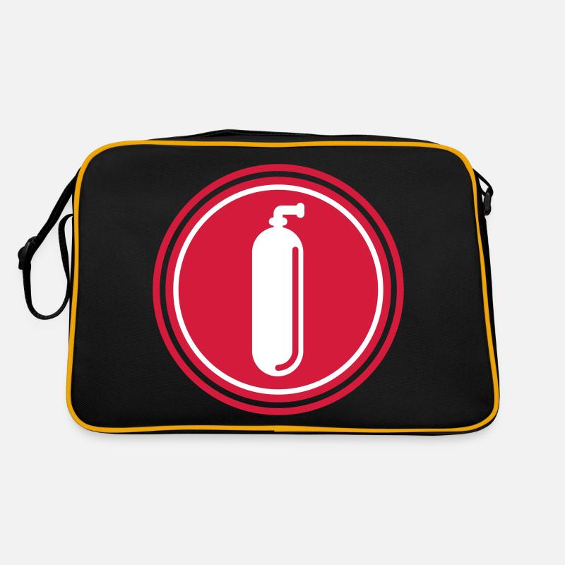 Oxygen diving symbol Retro Bag