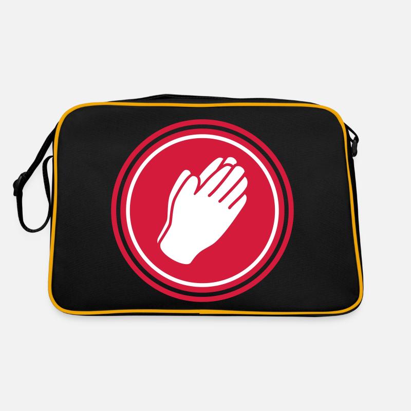 Pray Hands Icon Retro Bag