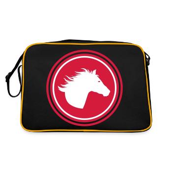 Icône Cheval Cheval - Sac Retro - noir/or - Dos