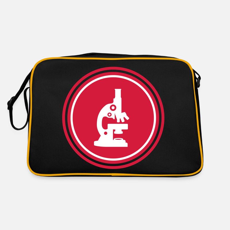 Microscope Icon Icon Retro Bag