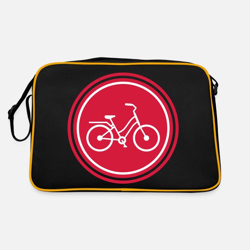 Fahrrad Icon Retro Tasche
