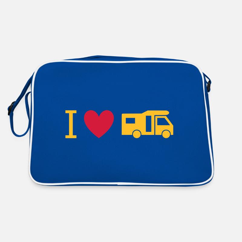 ★ Design colors can be changed ★ I love motorhomes Retro Bag