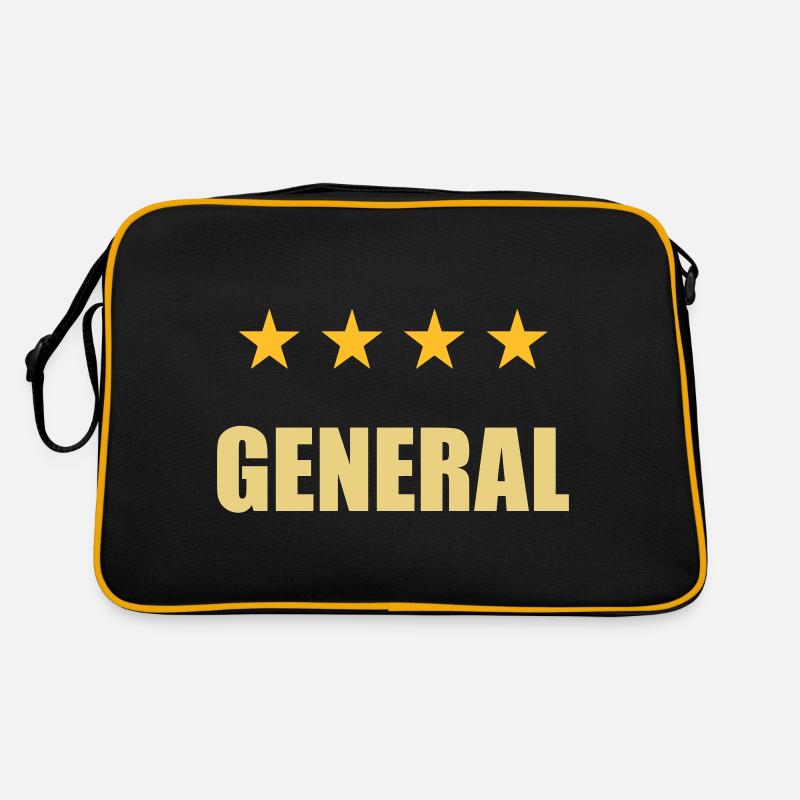 ★ Designfarben änderbar ★ General (4 Sterne) Retro Tasche