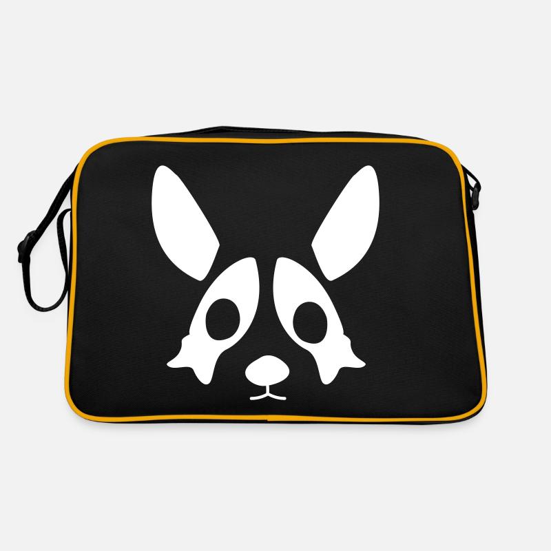 Corgi noir Sac Retro