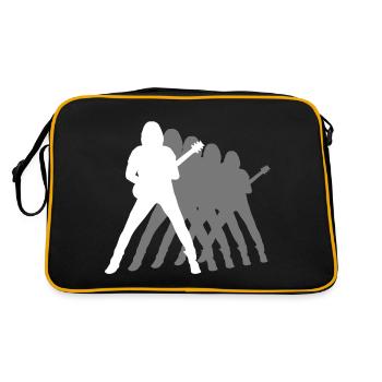 guitarist - Retro Bag - black/gold - Back