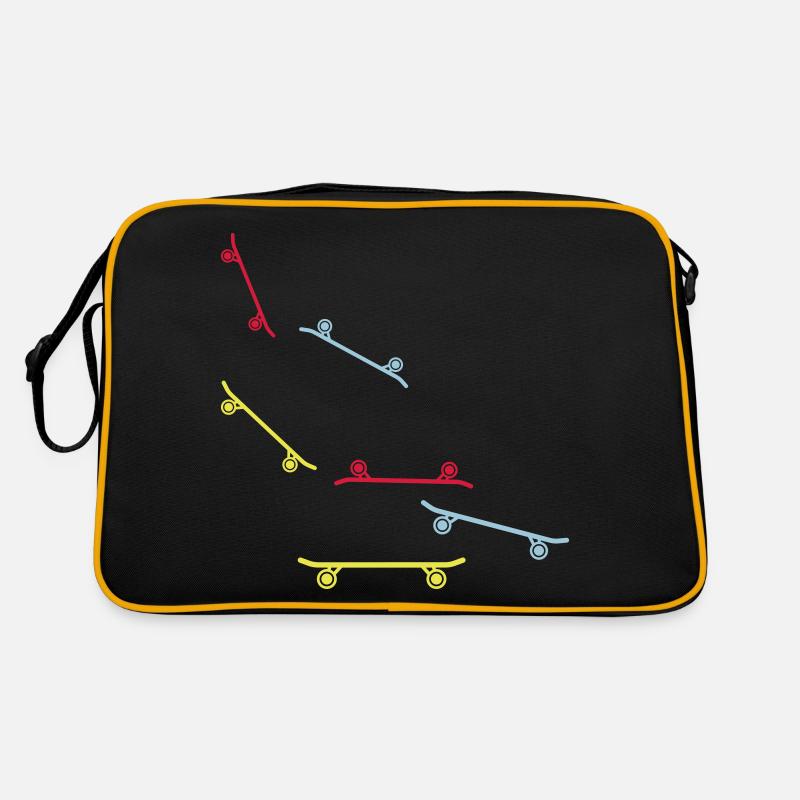 Skateboard symbol Retro Tasche