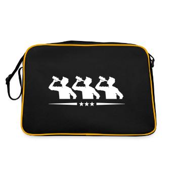 Drinker Team Bottle - Retro Bag - black/gold - Back
