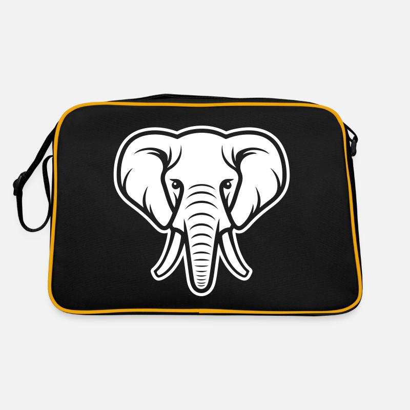 Tête d’éléphant Sac Retro