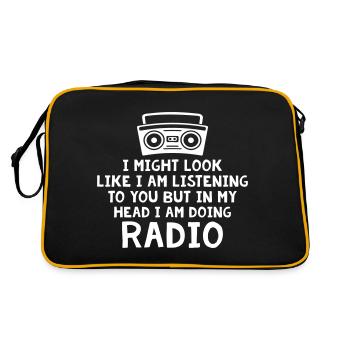 Radio - Sac Retro - noir/or - Dos