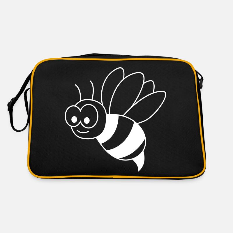 Honigbiene Comic Tier Retro Tasche