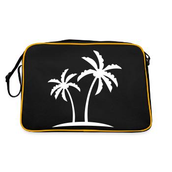Symbole de Palm Island - Sac Retro - noir/or - Dos
