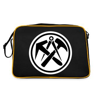 Roofer - Retro Bag - black/gold - Back